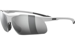 Glasses Uvex slade white matt / mirror silver