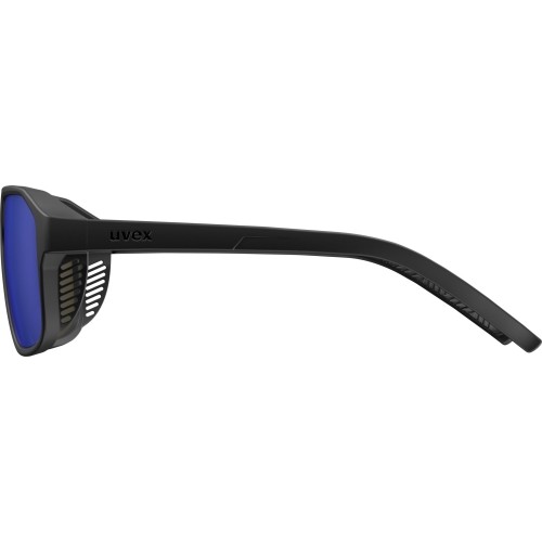 Glasses Uvex cosmic L black matt / mirror blue