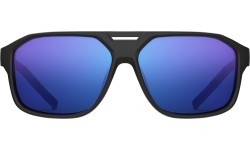 Glasses Uvex cosmic L black matt / mirror blue