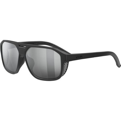 Glasses Uvex cosmic L black matt / mirror silver