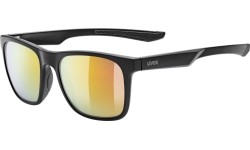 Glasses Uvex LGL 42 black /mirror red