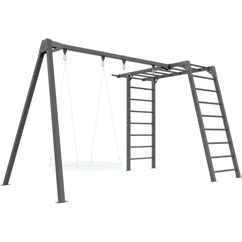 Drabinka PREMIUM MO-016 + huśtawka 2-stanowiskowa PREMIUM do drabinki MO-018 Marbo Sport