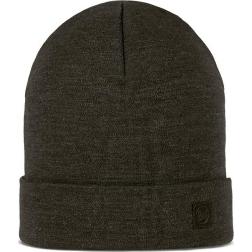 Merino Heavyweight Beanie Solid Bark - 843