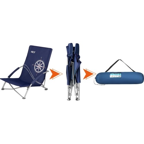 NC3035 DARK-BLUE BEACH CHAIR NILS