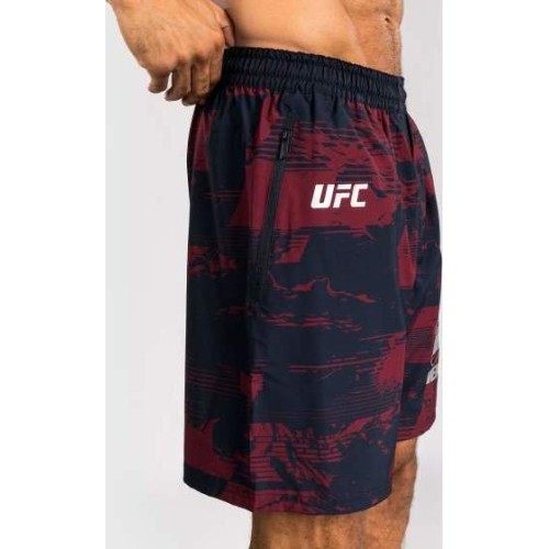 Męskie spodenki MMA UFC Zenith by Venum, bordowe (Authentic Fight Week Performance)