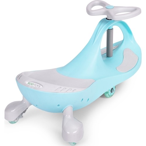 Grawitacyjny pojazd dla dzieci z kołami LED niebieski ECOTOYS