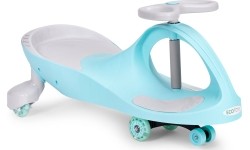 Grawitacyjny pojazd dla dzieci z kołami LED niebieski ECOTOYS