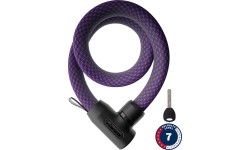 Zapięcie rowerowe Abus 4004K/110 midnight purple Yarnit