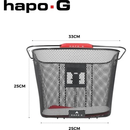 Torba rowerowa na kierownicę BONIN HAPO-G E-Bike // z uchwytem Quick-Release, metalowa (czarna)