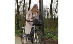 Torba rowerowa na kierownicę BONIN HAPO-G E-Bike // z uchwytem Quick-Release, metalowa (czarna)