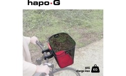 Torba rowerowa na kierownicę BONIN HAPO-G E-Bike // z uchwytem Quick-Release, metalowa (czarna)