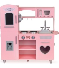 Duża drewniana kuchnia dla dzieci efekty dźwiękowe Eco Toys