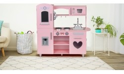 Duża drewniana kuchnia dla dzieci efekty dźwiękowe Eco Toys