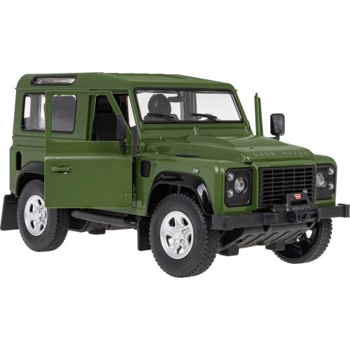 Samochód zdalnie sterowany Land Rover Defender 1:14 RASTAR zielony
