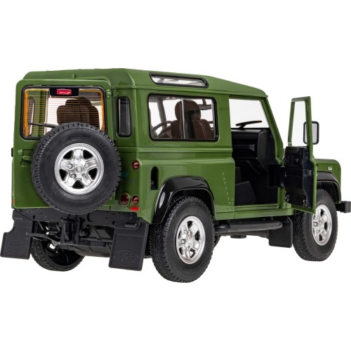 Samochód zdalnie sterowany Land Rover Defender 1:14 RASTAR zielony