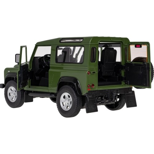 Samochód zdalnie sterowany Land Rover Defender 1:14 RASTAR zielony