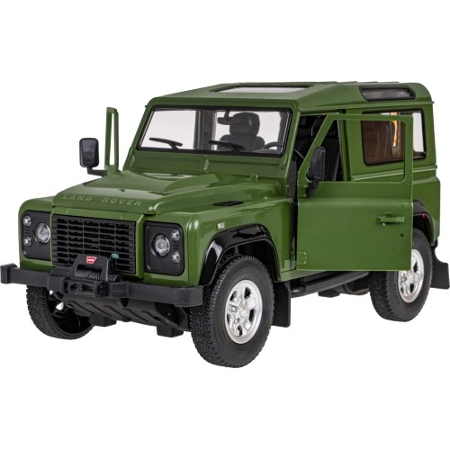 Samochód zdalnie sterowany Land Rover Defender 1:14 RASTAR zielony