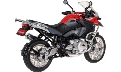 Metalowy motocykl BMW R1200GS 1:9 RASTAR czerwony