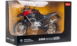 Metalowy motocykl BMW R1200GS 1:9 RASTAR czerwony