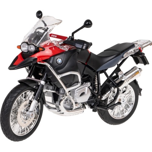 Metalowy motocykl BMW R1200GS 1:9 RASTAR czerwony