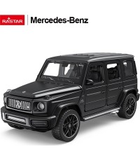 Metalowy samochód 1/32 Mercedes-Benz AMG G63 z dźwiękiem czarny RASTAR