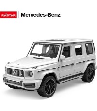 Metalowy samochód 1/32 Mercedes-Benz AMG G63 z dźwiękiem biały RASTAR