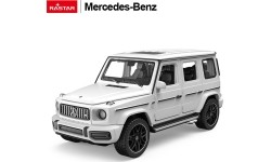 Metalowy samochód 1/32 Mercedes-Benz AMG G63 z dźwiękiem biały RASTAR