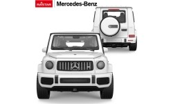 Metalowy samochód 1/32 Mercedes-Benz AMG G63 z dźwiękiem biały RASTAR