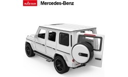 Metalowy samochód 1/32 Mercedes-Benz AMG G63 z dźwiękiem biały RASTAR