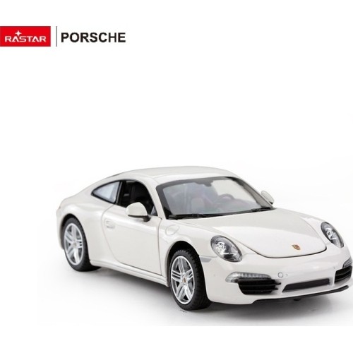 Metalowy samochód 1:24 Porsche 911 biały RASTAR