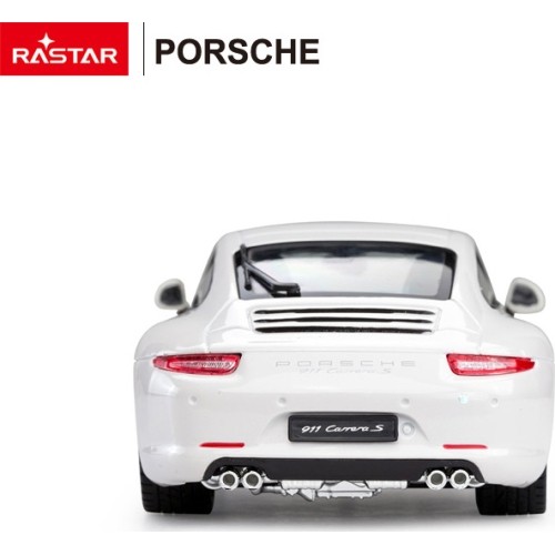 Metalowy samochód 1:24 Porsche 911 biały RASTAR