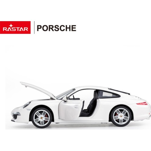 Metalowy samochód 1:24 Porsche 911 biały RASTAR