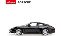 Metalowy samochód 1:24 Porsche 911, czarny, RASTAR