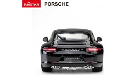 Metalowy samochód 1:24 Porsche 911, czarny, RASTAR
