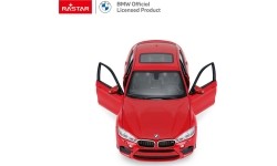 Metalowy samochód 1:24 BMW X6M czerwony RASTAR