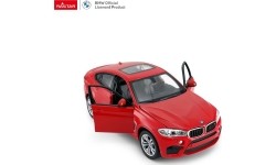 Metalowy samochód 1:24 BMW X6M czerwony RASTAR