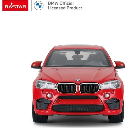 Metalowy samochód 1:24 BMW X6M czerwony RASTAR