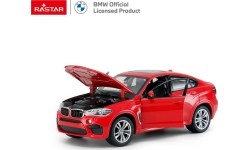Metalowy samochód 1:24 BMW X6M czerwony RASTAR