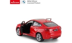 Metalowy samochód 1:24 BMW X6M czerwony RASTAR