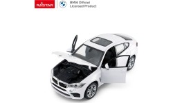 Metalowy samochód 1:24 BMW X6M biały RASTAR
