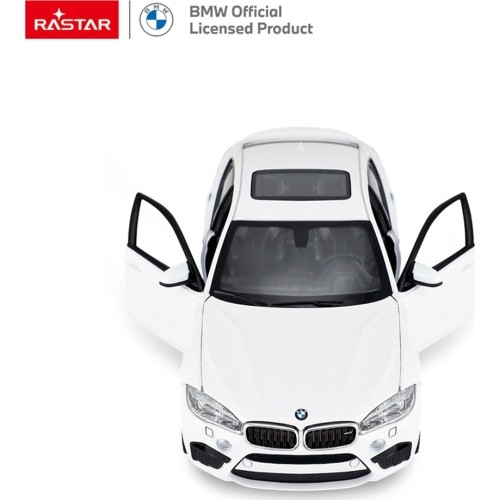 Metalowy samochód 1:24 BMW X6M biały RASTAR