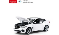 Metalowy samochód 1:24 BMW X6M biały RASTAR