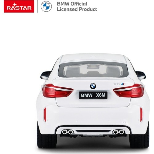Metalowy samochód 1:24 BMW X6M biały RASTAR