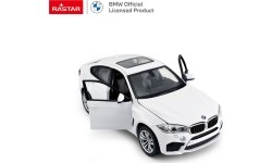 Metalowy samochód 1:24 BMW X6M biały RASTAR