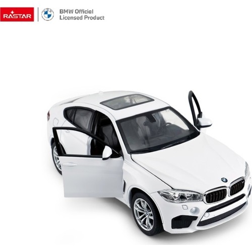 Metalowy samochód 1:24 BMW X6M biały RASTAR