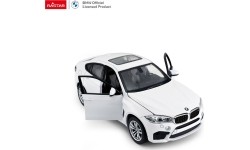 Metalowy samochód 1:24 BMW X6M biały RASTAR