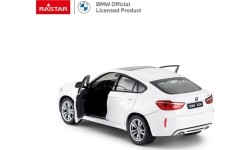 Metalowy samochód 1:24 BMW X6M biały RASTAR