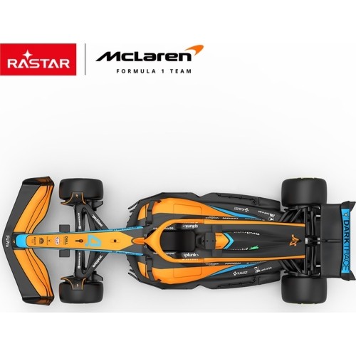 Metalowy samochodzik 1:24 McLaren F1 MCL36 Rastar, pomarańczowy