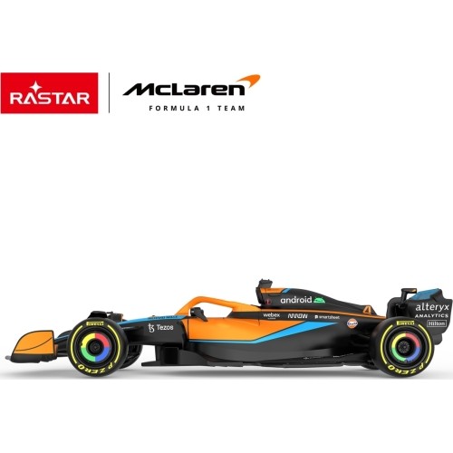 Metalowy samochodzik 1:24 McLaren F1 MCL36 Rastar, pomarańczowy