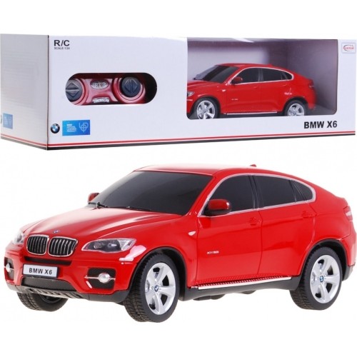 Samochód zdalnie sterowany BMW X6 czerwony 1:24 RASTAR